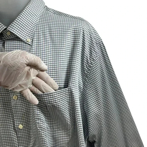 Peter Millar Crown Soft Silk Blend XXL Mens Dress Shirt Quiet Luxury Old Money - Picture 7 of 16